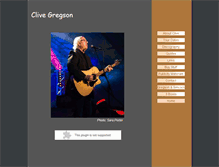 Tablet Screenshot of clivegregson.com